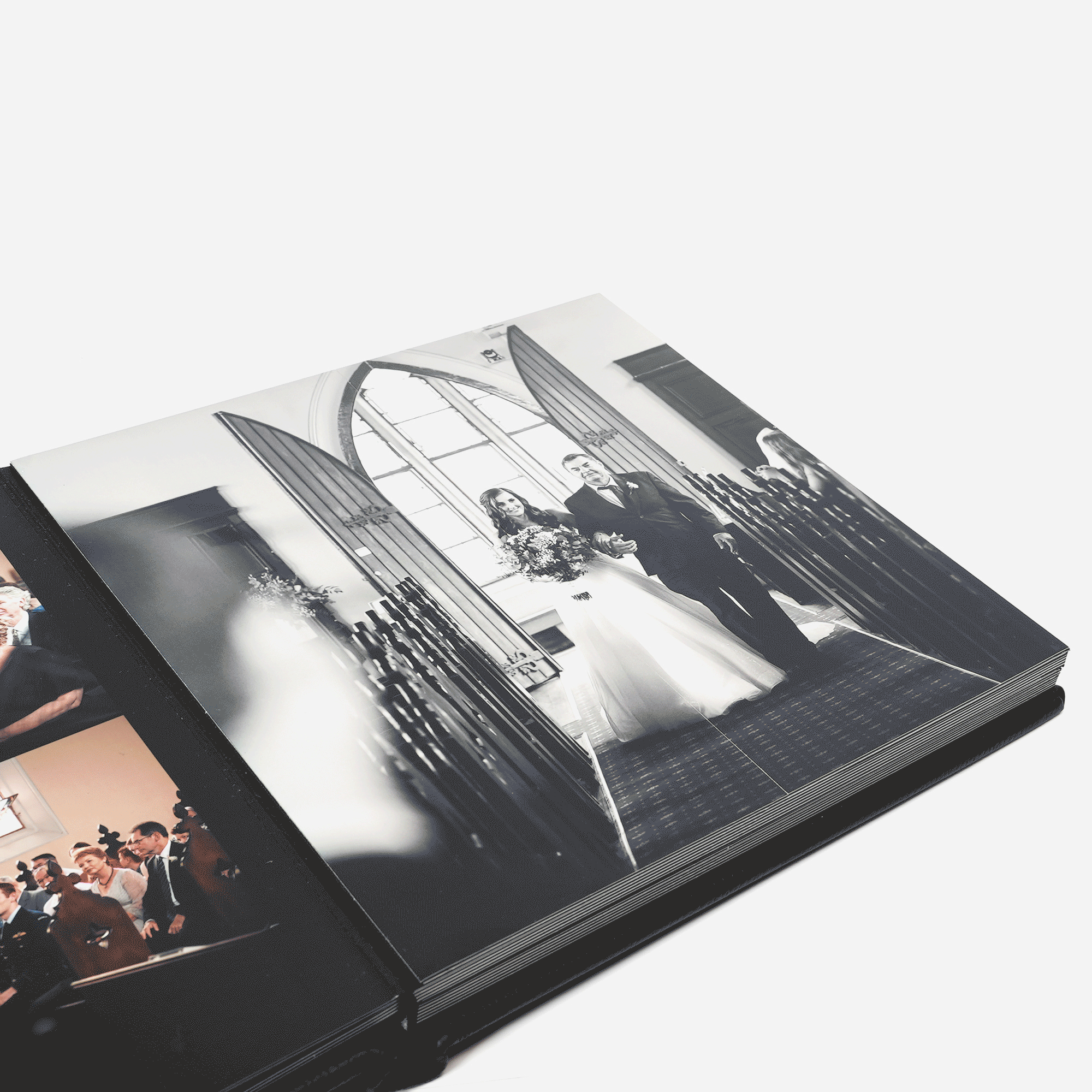 Acrylic Window Genuine Leather Album